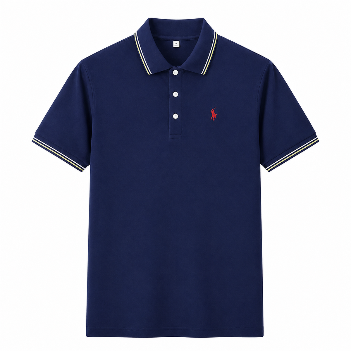 Contrast-Trim Polo Shirt