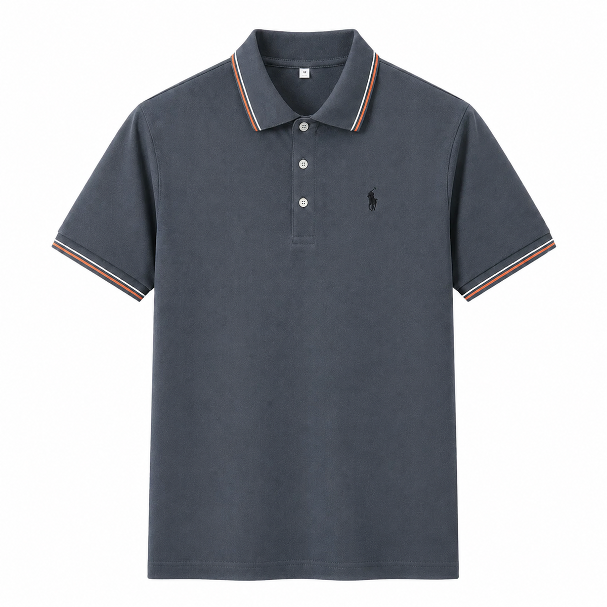 Contrast-Trim Polo Shirt