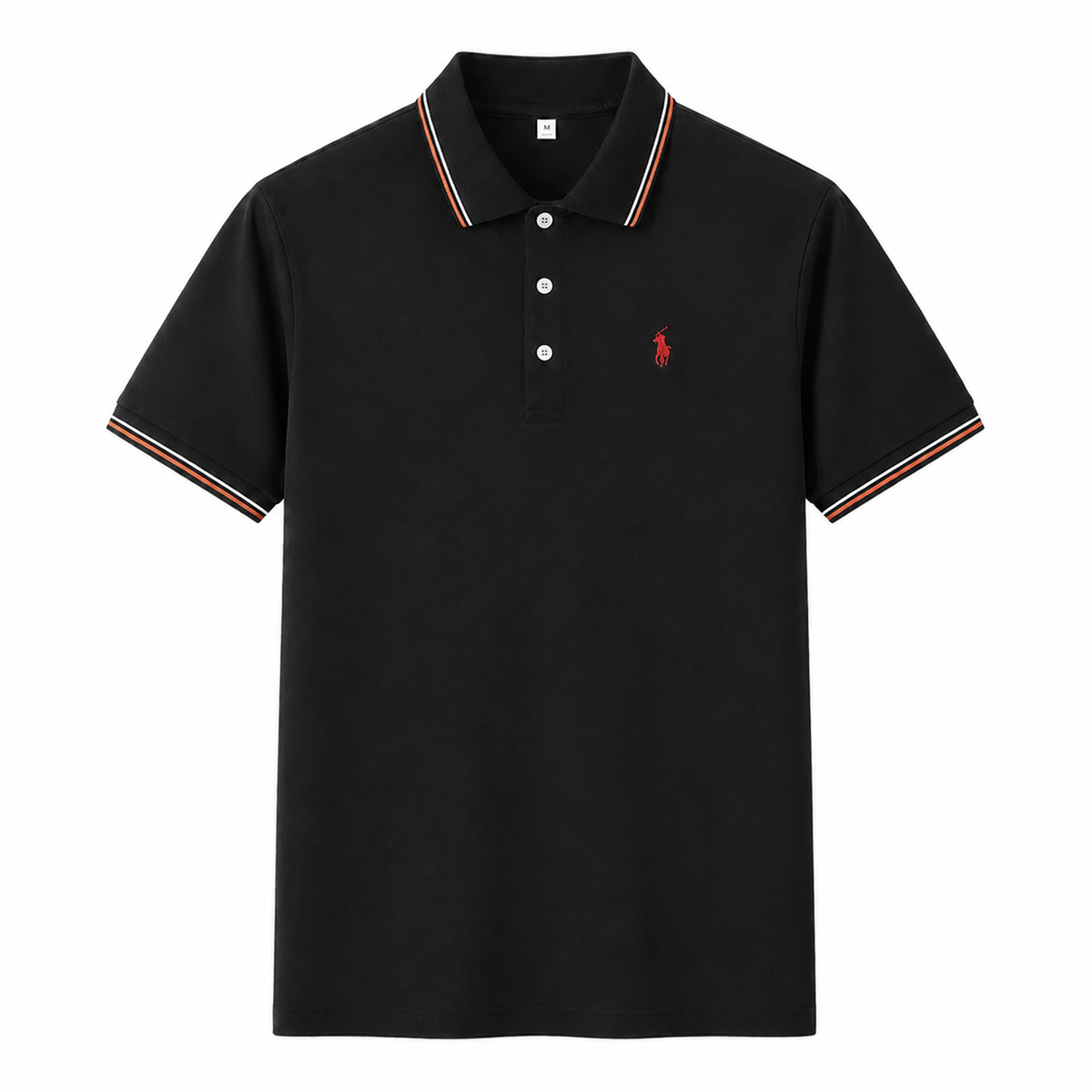 Contrast-Trim Polo Shirt