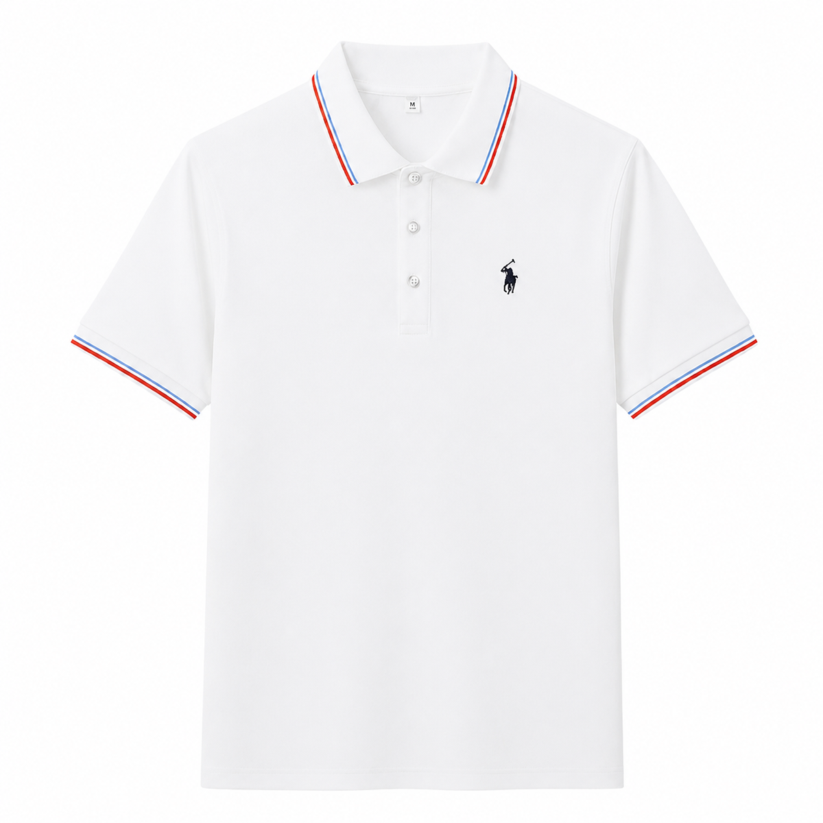 Contrast-Trim Polo Shirt