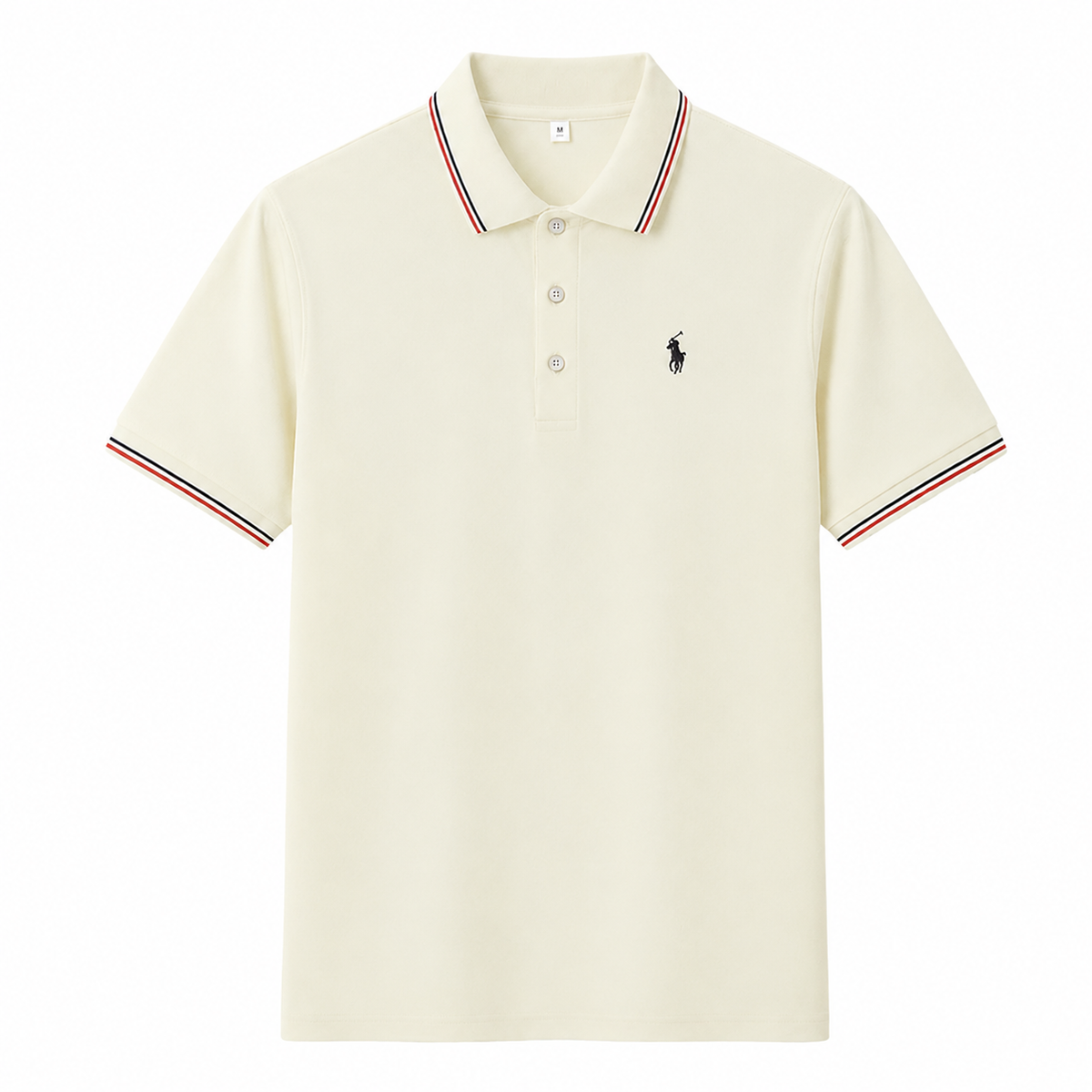 Contrast-Trim Polo Shirt